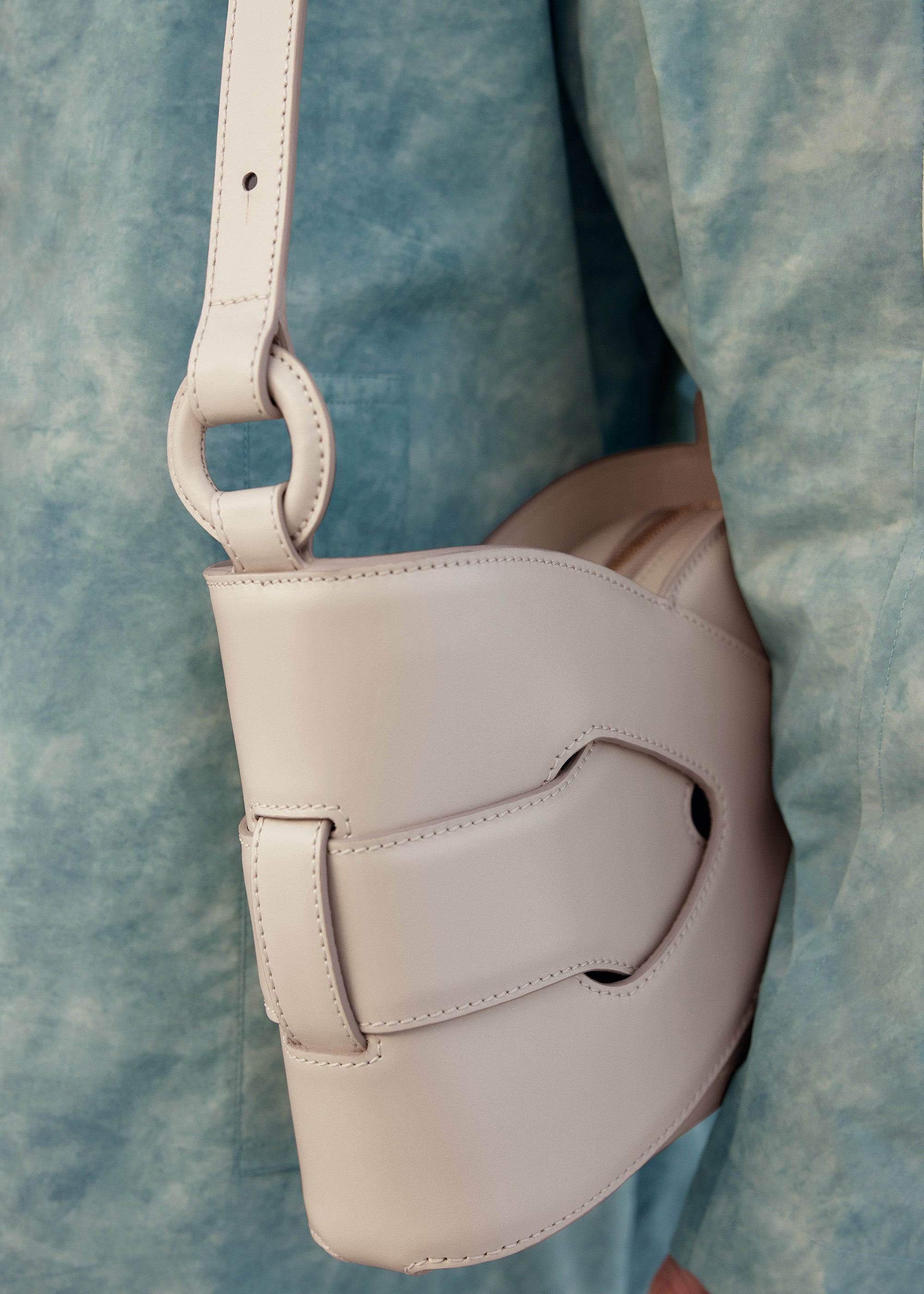 Polène | Bag - Nodde - Smooth Chalk – Polène EU