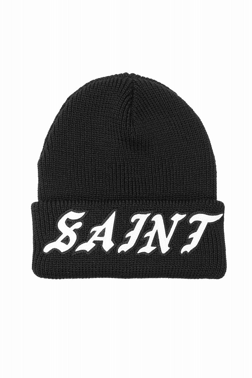 SAINT Mxxxxxx KNIT CAP / SAINT (BLACK) – ETERNAL
