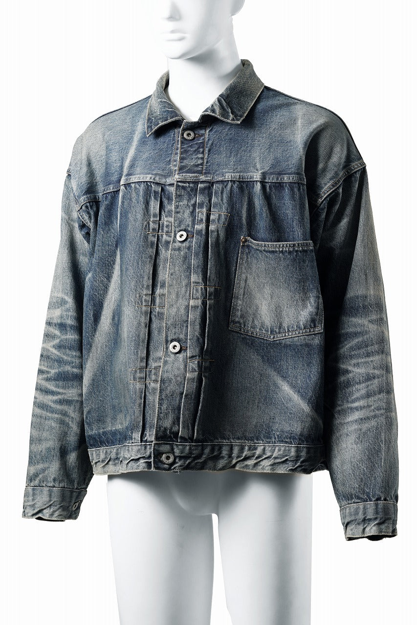SAINT Mxxxxxx x BerBerJin BJ_DENIM JACKET DAMAGE (BLUE) – ETERNAL