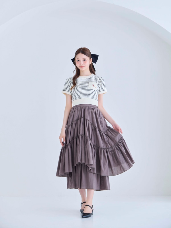 ランダムティアードスカート｜evelyn（エブリン）公式通販サイト