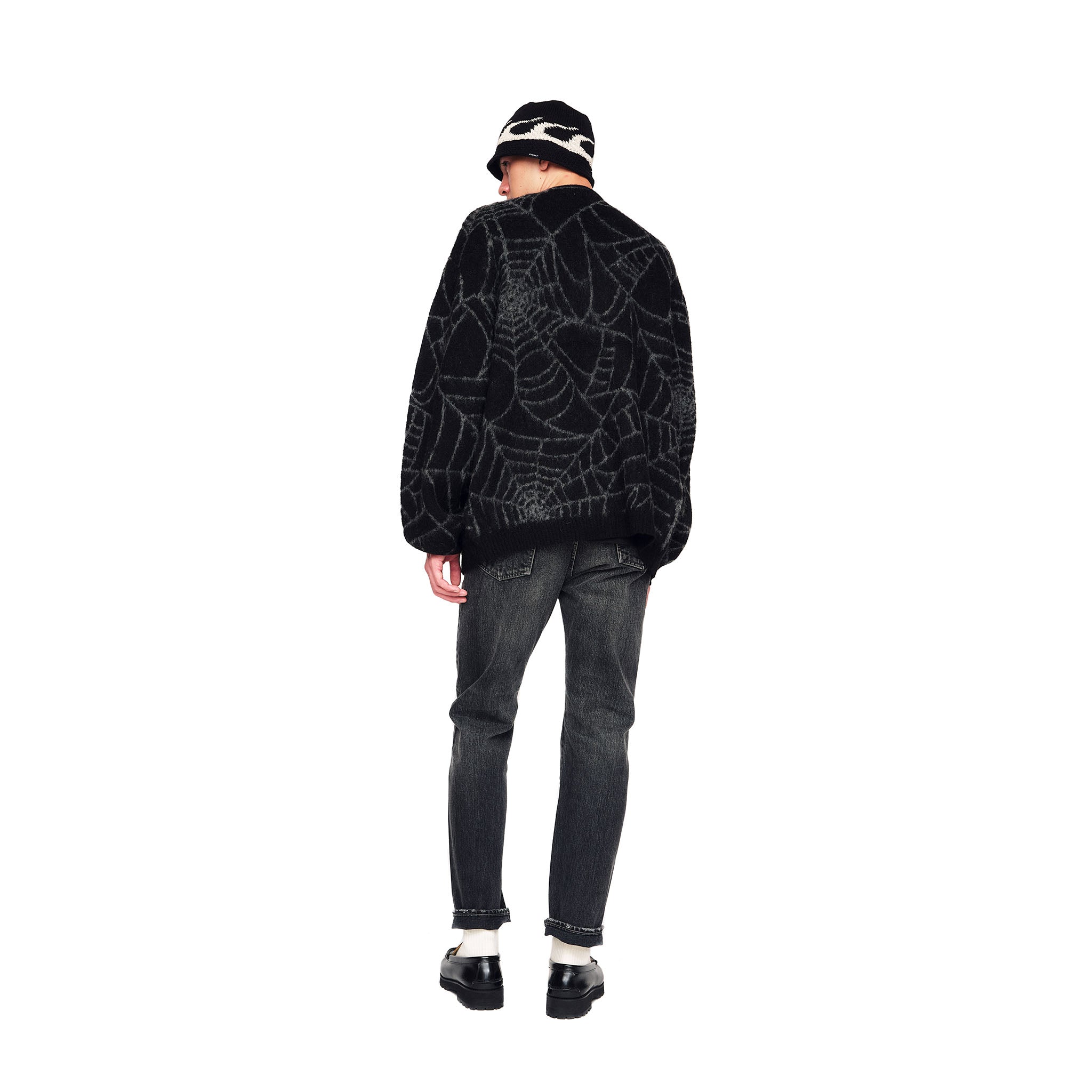 EVILACT SPIDER KNIT CARDIGAN | EVILACT (イーブルアクト）Official