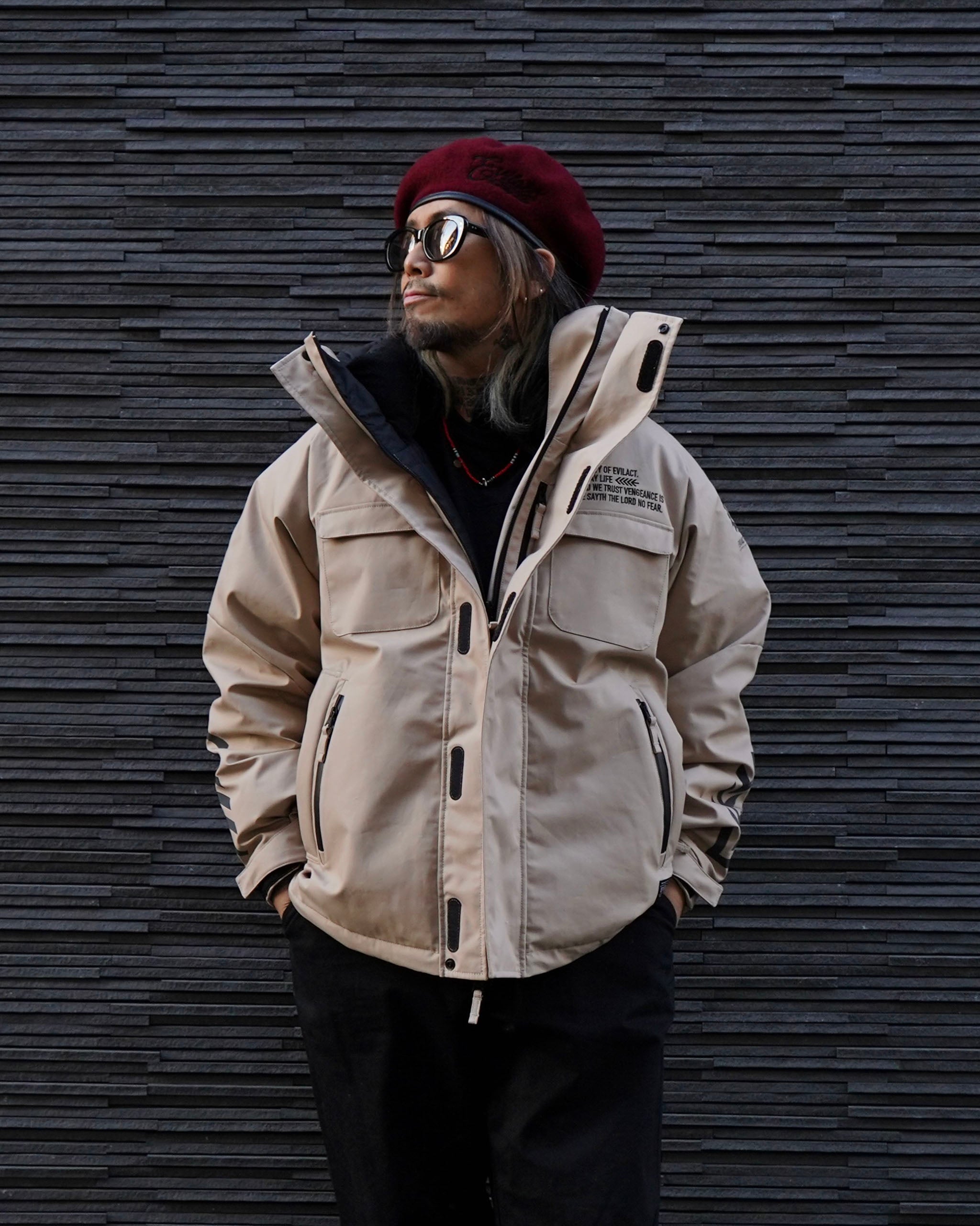 EVILACT LEVEL-7 JKT sand | EVILACT (イーブルアクト）Official Site
