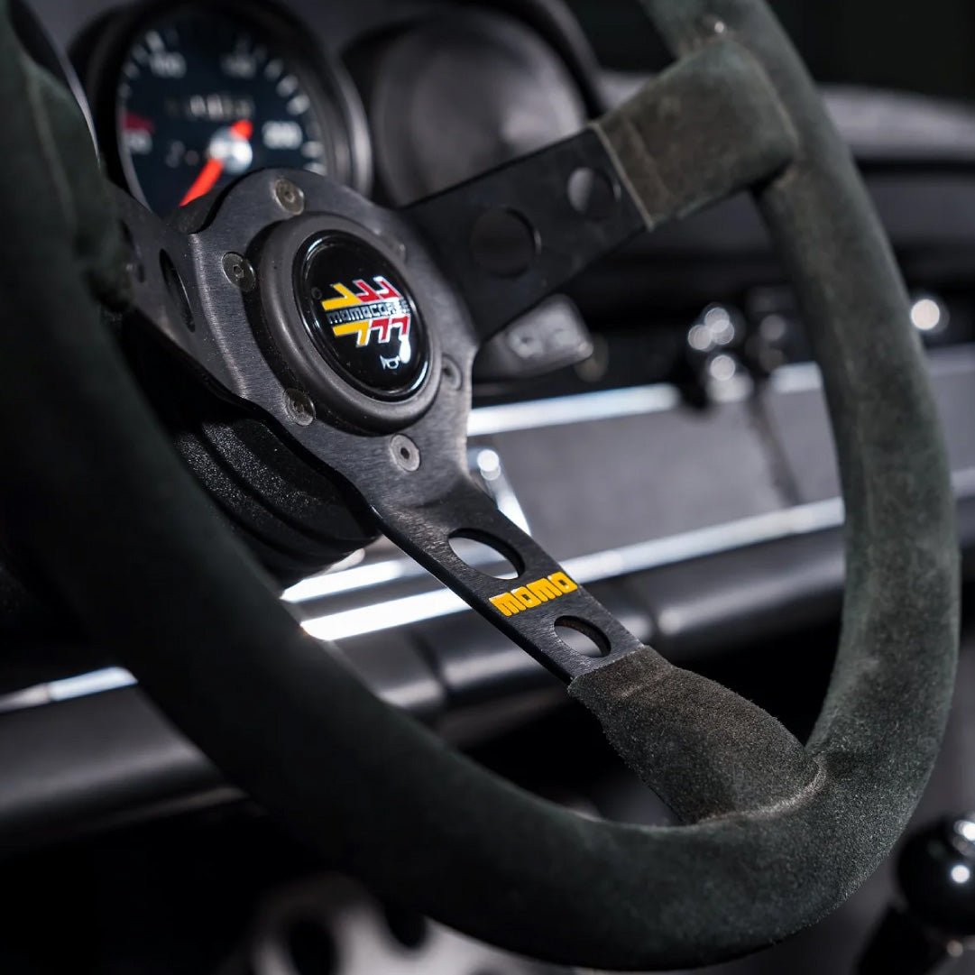 MOMO Horn Button - Vintage MOMO Corse Logo - Round Lip