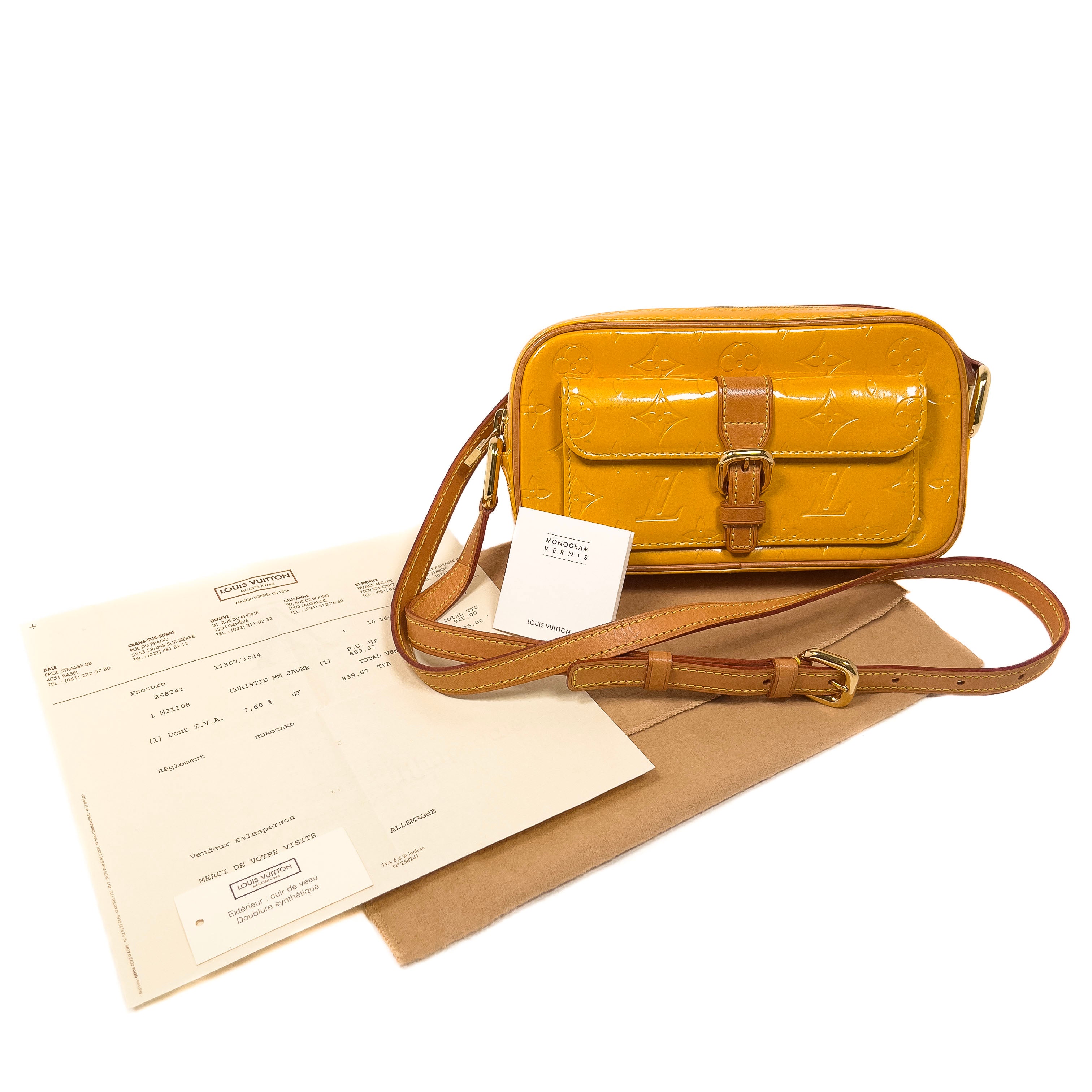 Vintage Louis Vuitton Monogram Christie Juliette Pochette Monogram