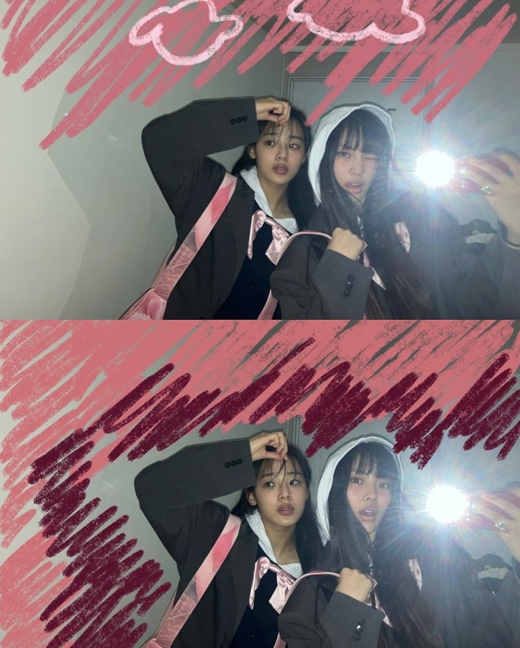 NJZ instagram update with I'm Sorry By Petra Collins Collection