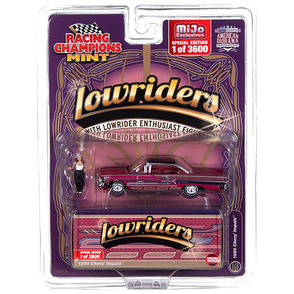 1960 Chevy Impala SS Lowrider (Purple) w/Female Figure – Heartland