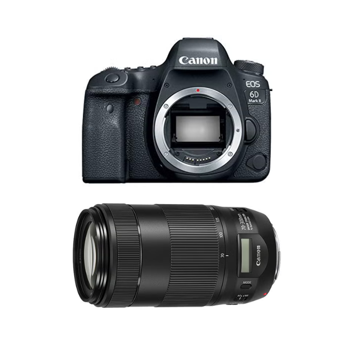レンタル] CANON EOS 6D Mark IIと望遠ズームレンズ(70-300mm) セット