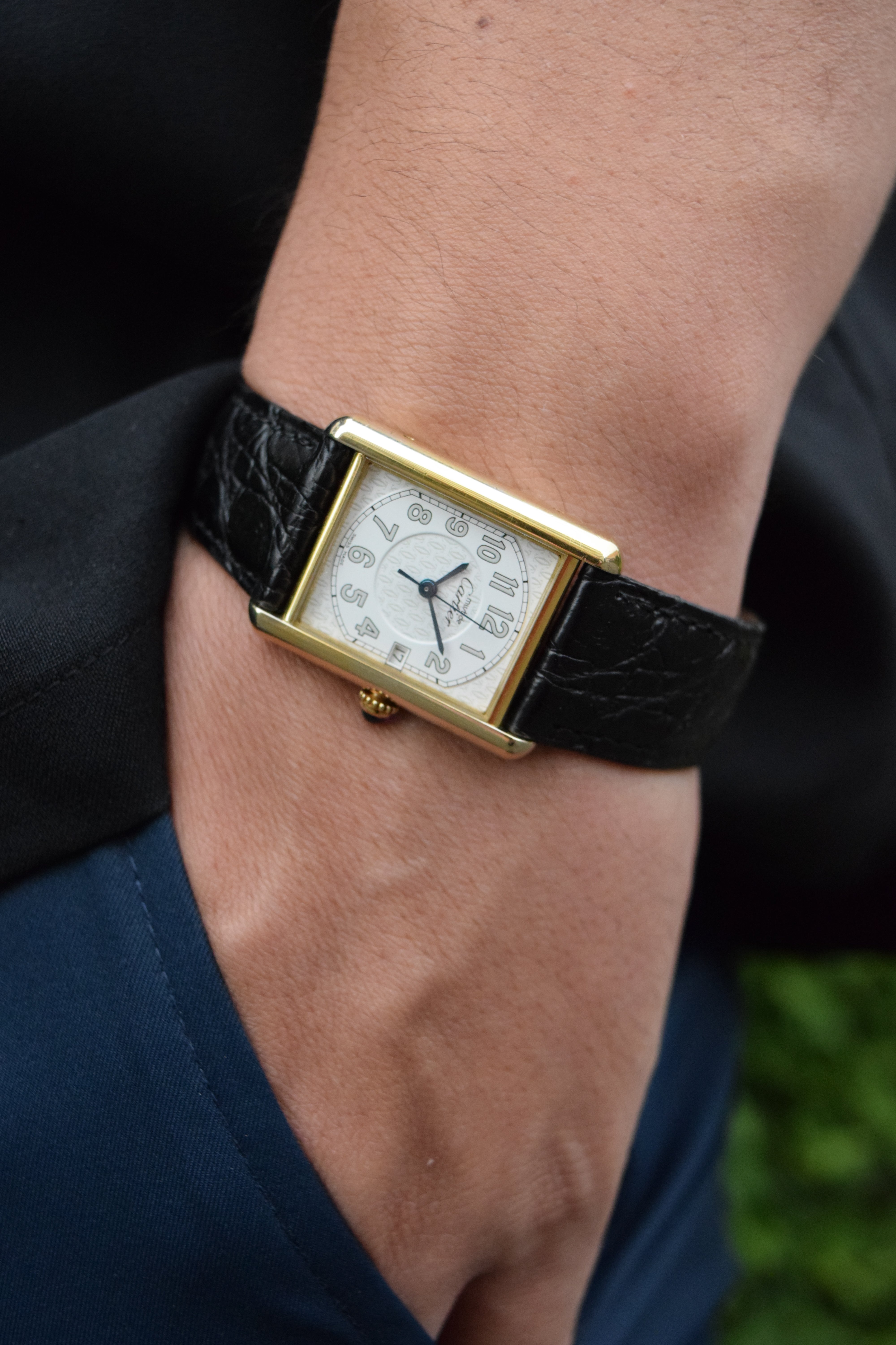 廃盤マスト ドゥ カルティエ タンク ヴィンテージウォッチ アラビア XL