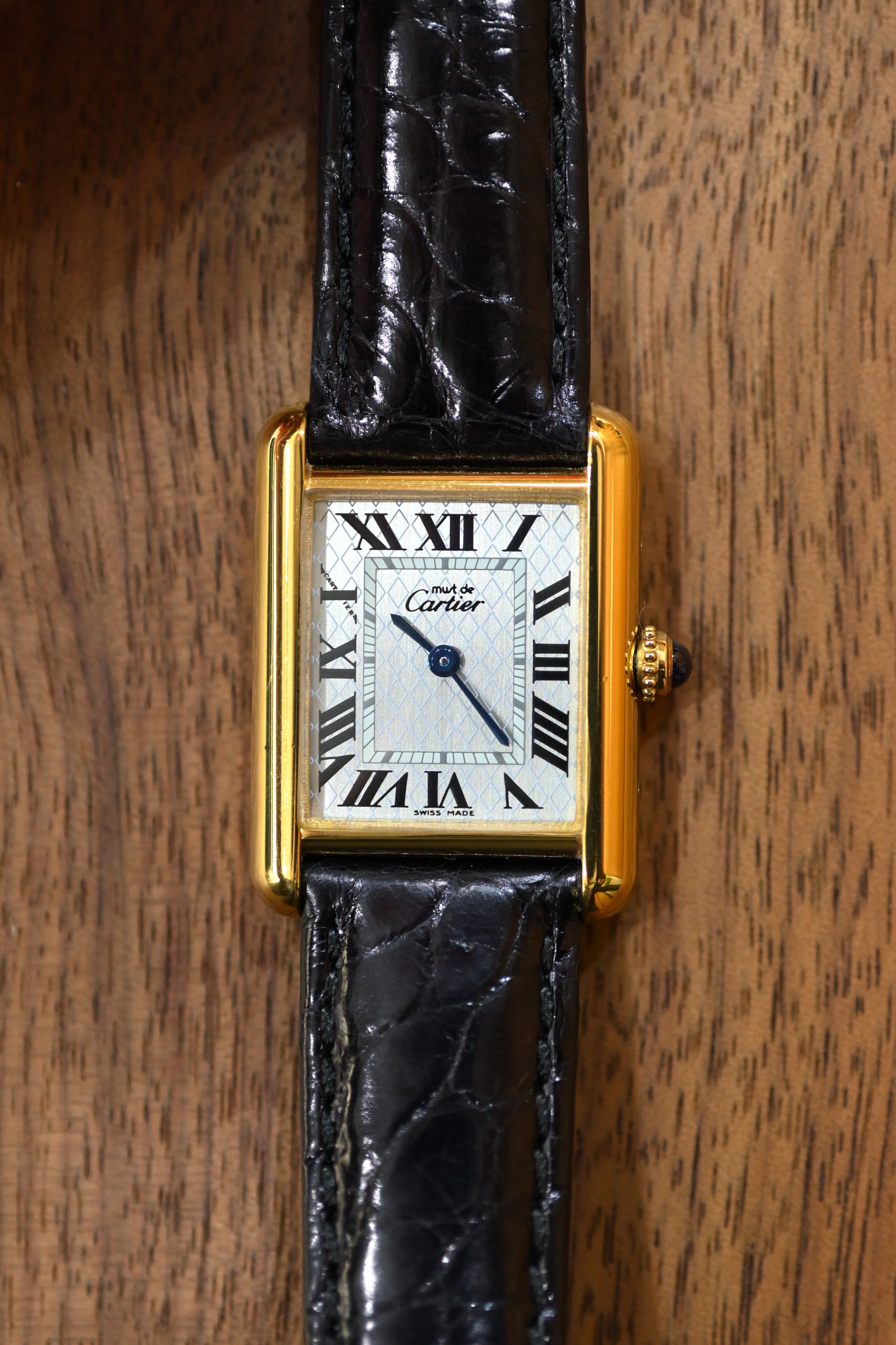 ☆手巻き針稼働☆must de Cartier ケース他付☆ Cartier