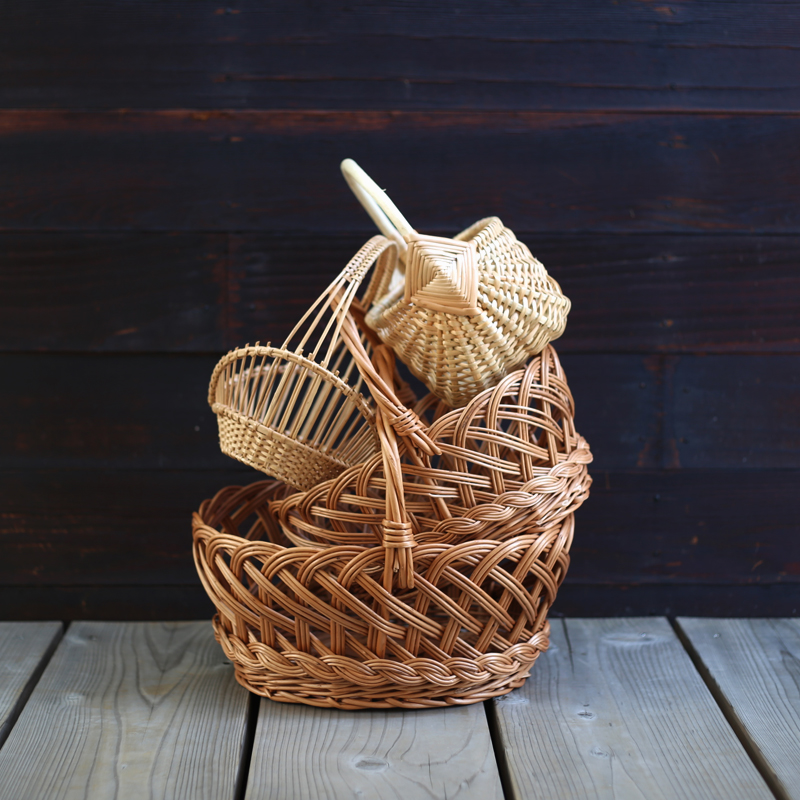 ラトビアのかごの通販｜ リトアニア様式の飾りかご｜FAVOR（手仕事・本