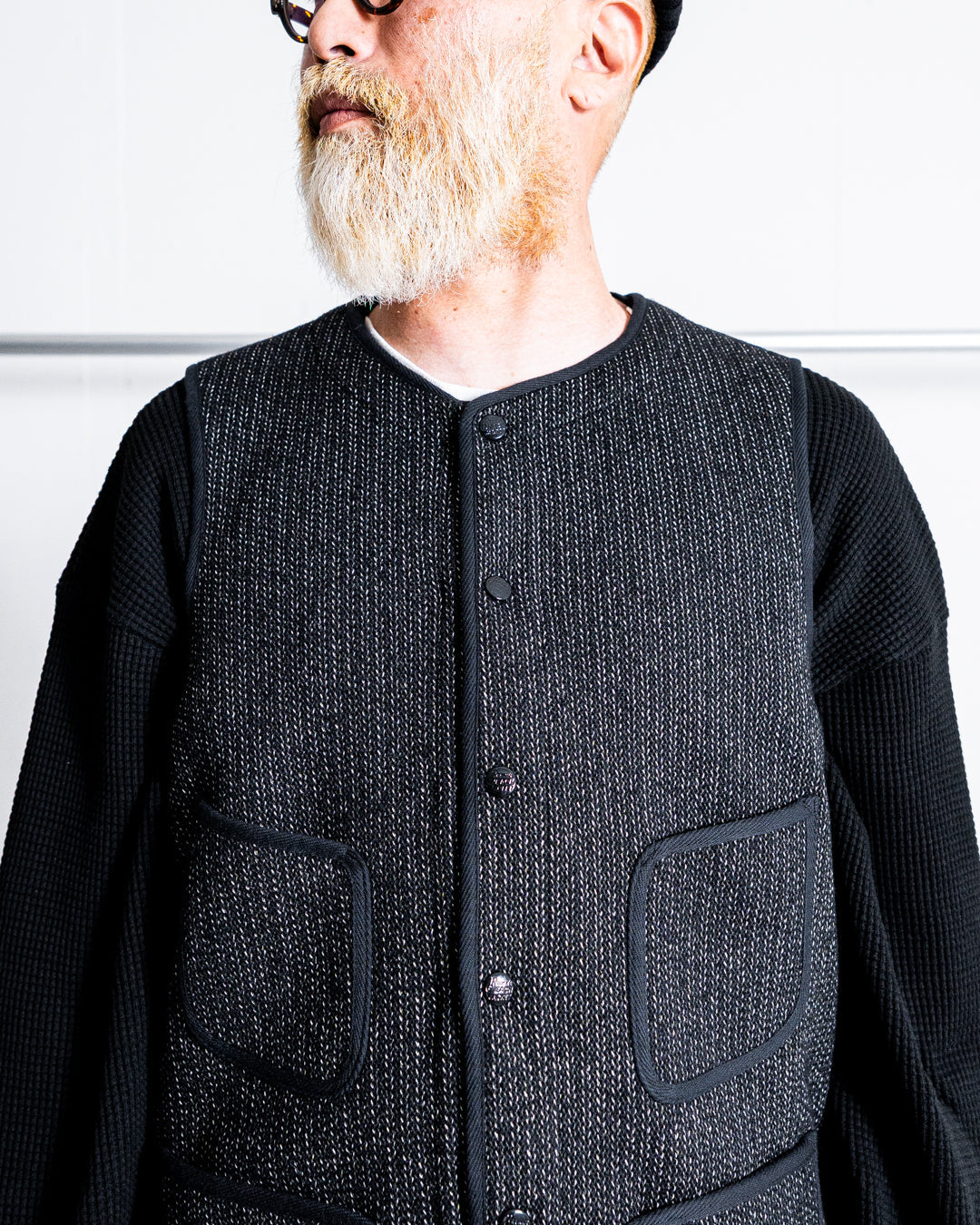 BROWN'S BEACH JACKET 524-LOW NECK VEST – fazeone