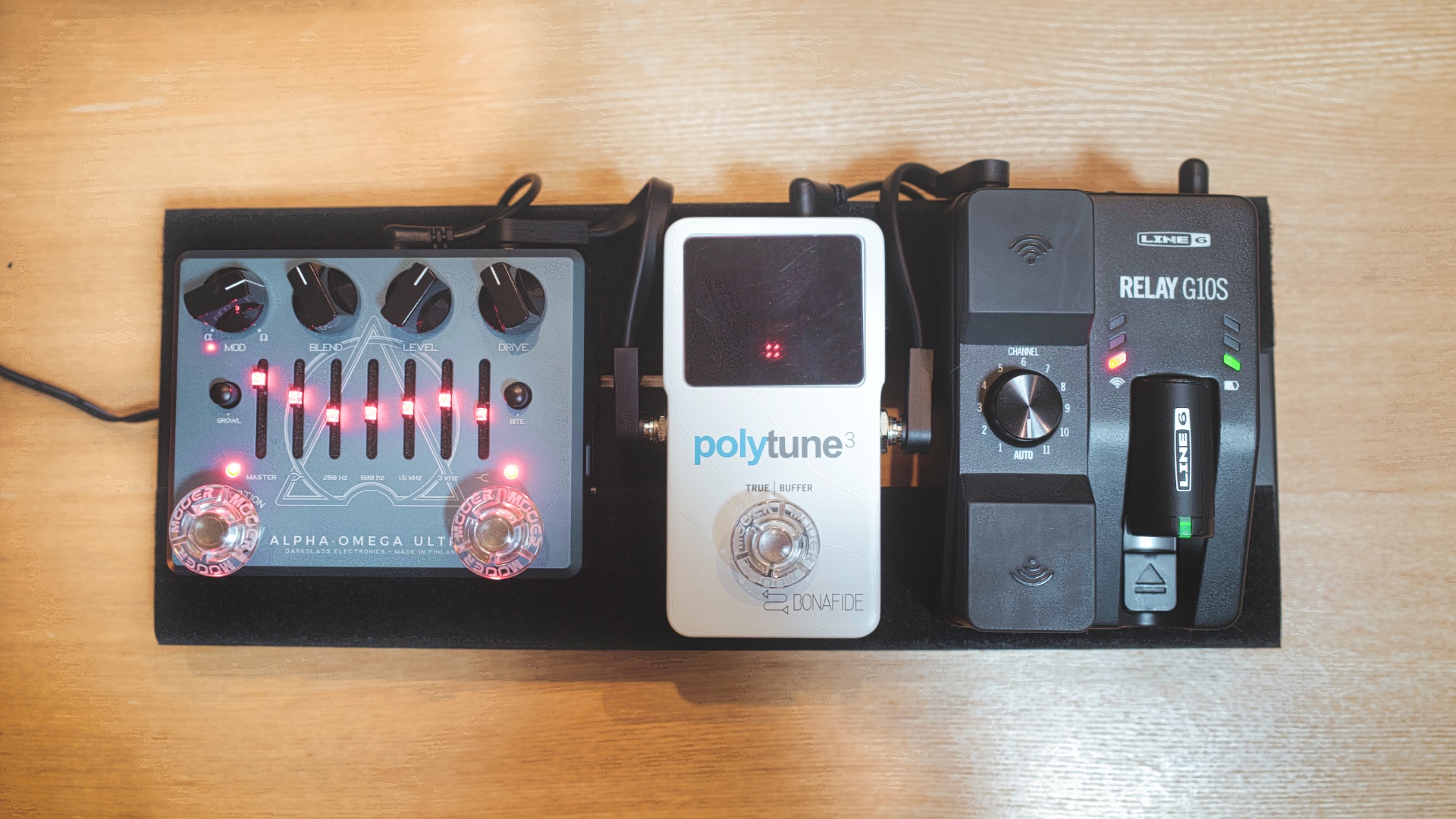 ベースのエフェクターボードを組んだ - feb19