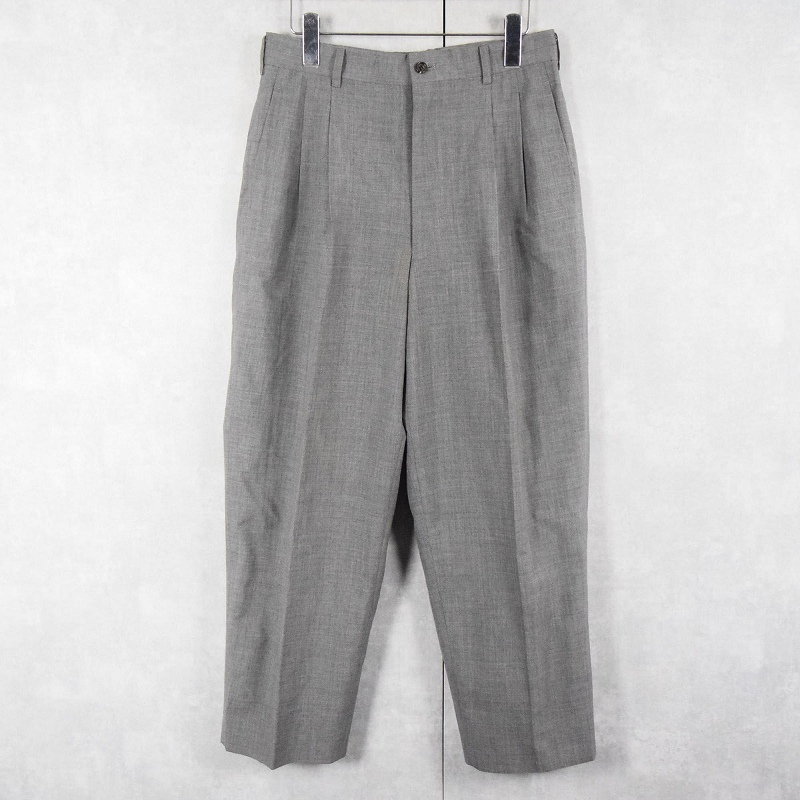 90年代 90s コムデギャルソンオム パンツ ツータック グレー