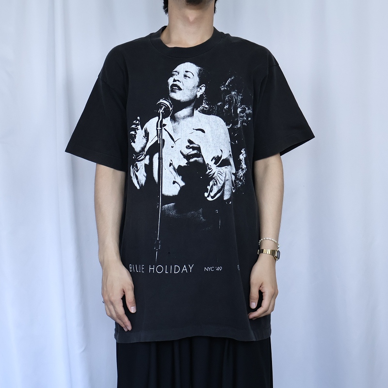 90s 90年代 ビリーホリデイ 音楽 ミュージック アメリカ製 黒 ブラック