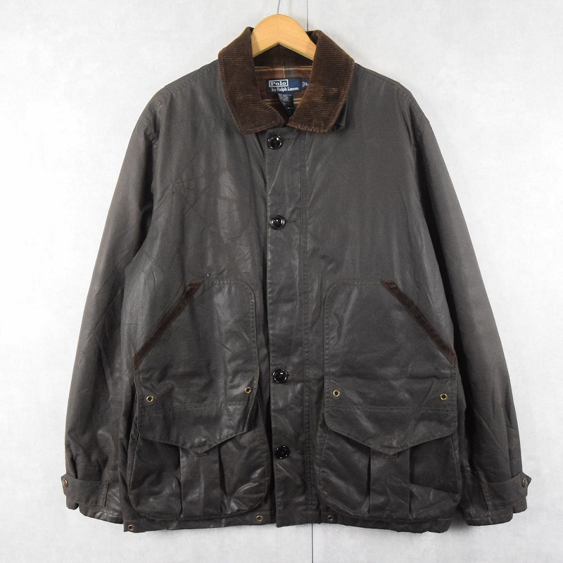 ポロラルフローレン オイルドコート 茶色 ブラウン │ヴィテージ古着屋