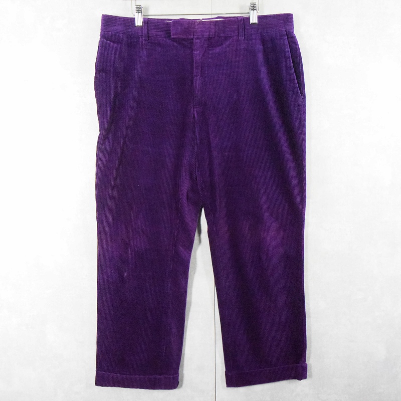 ラルフローレン パープルレーベル 紫 スラックス イタリア製