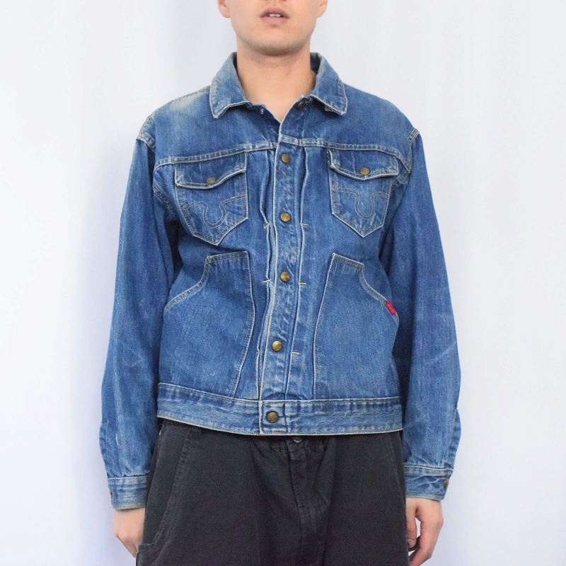 60年代 60s ビッグスミス ストアブランド インディゴ Gジャン