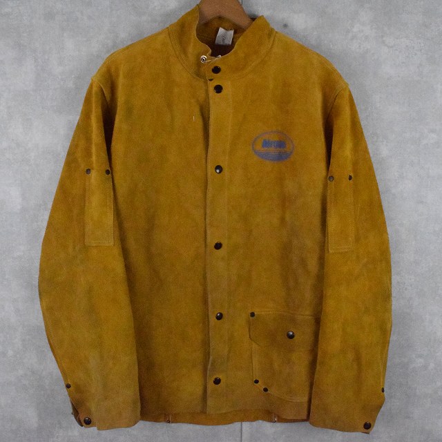 溶接工 マスタード からし スウェード ワーク │ヴィテージ古着屋Feeet