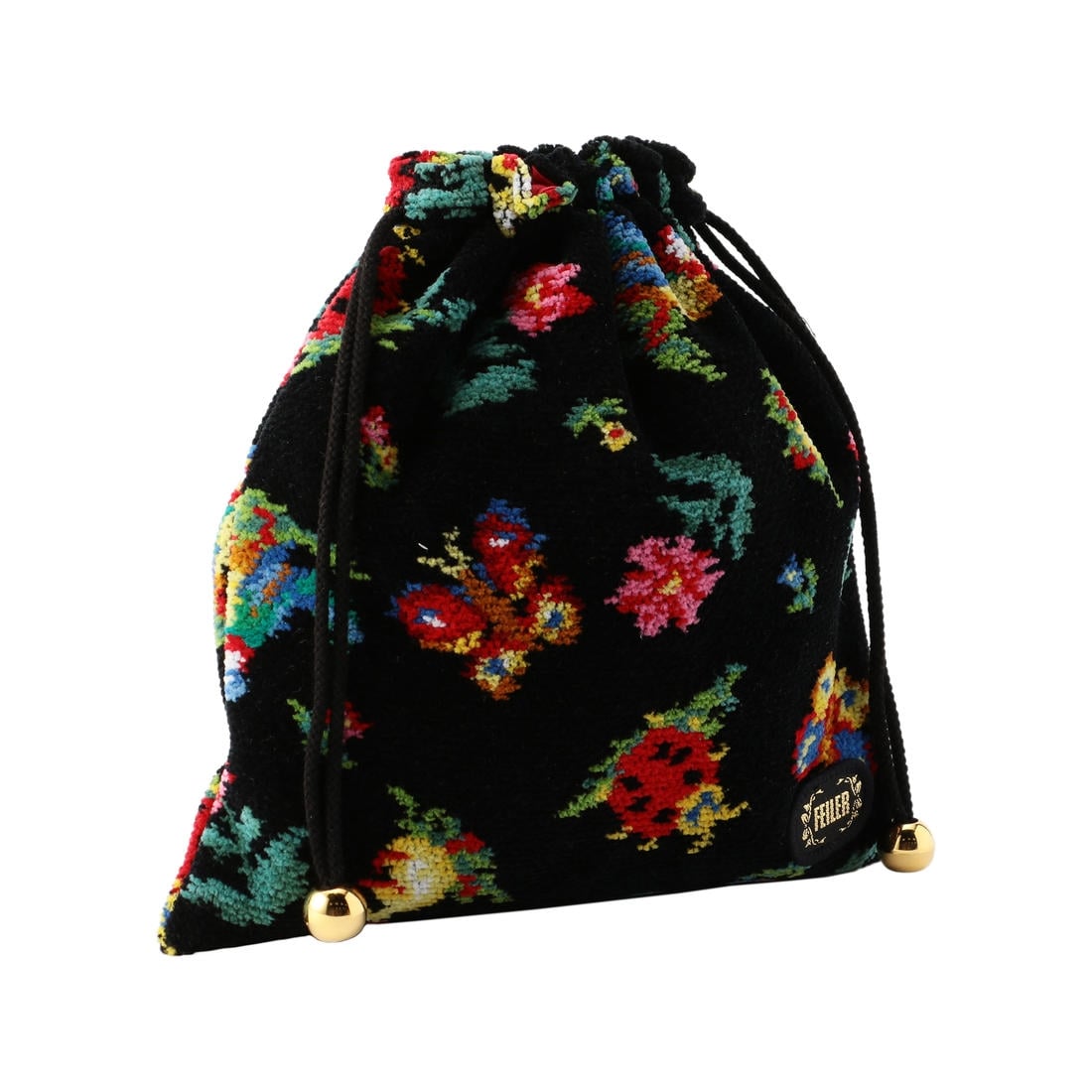 ハイジ 巾着 HE-166021（銀座・WEB限定）(ブラック): FEILER