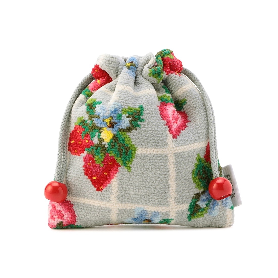 ストロベリーフィールドプティ 巾着 SFP-257239(シルバーグレー