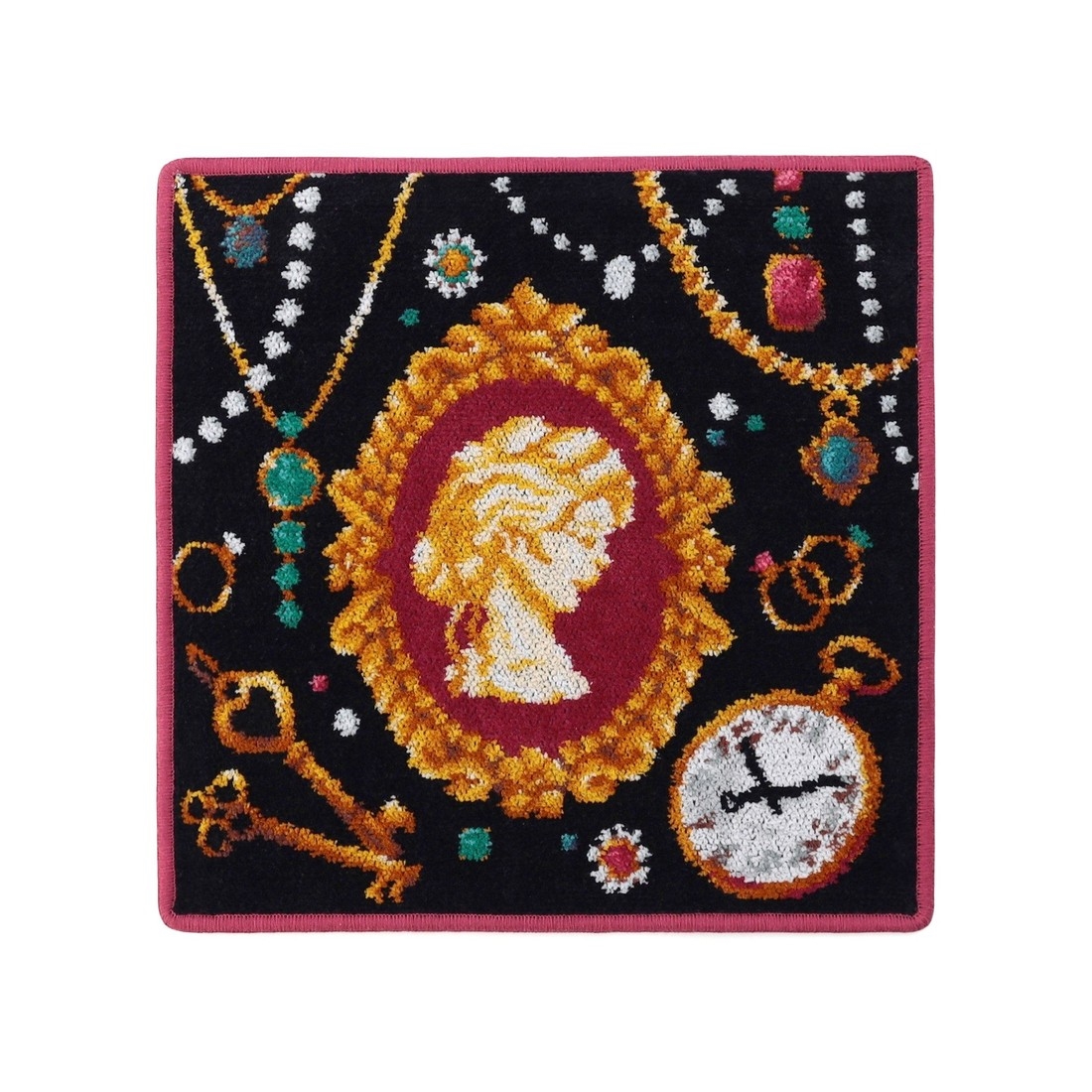 シンス ウォッシュタオル(ネイビー×ダークピンク): FEILER｜フェイラー