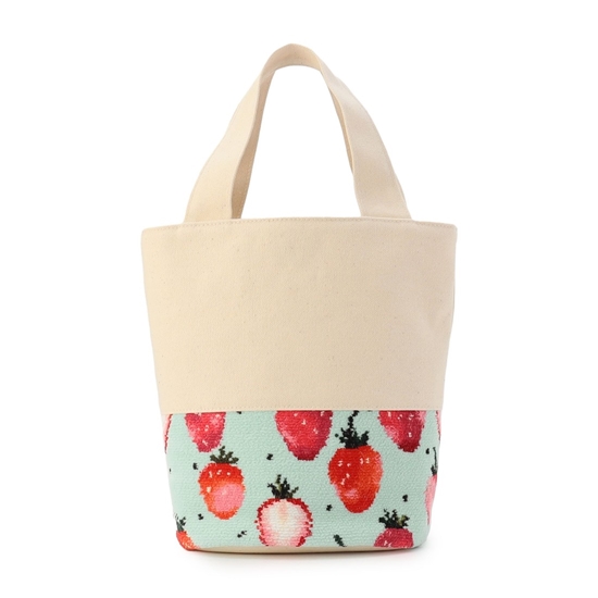 ストロベリードット トートバッグ L/STD-260095(アイボリー): LOVERARY