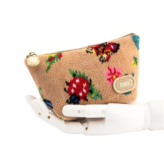 ハイジ ポーチ HE-166025（銀座・WEB限定）(ベージュ): FEILER