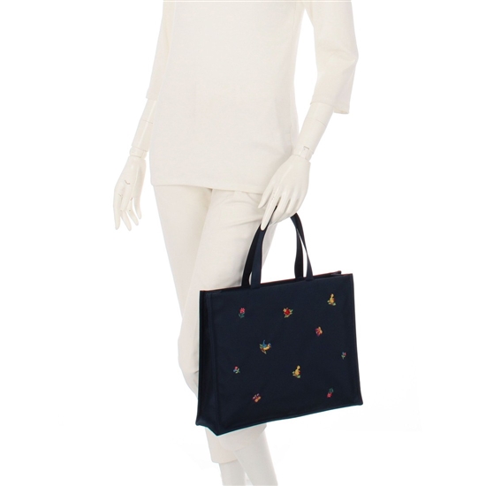 ハイジ ワイドバッグ HE-257225（銀座・WEB限定）(ネイビー): FEILER