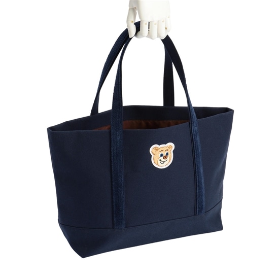 オールドテディ ワッペントートバッグ L/OTE-163165(ネイビー