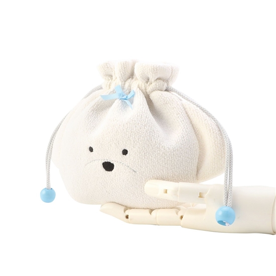 モフモフワンチャン マルチーズ巾着 L/MWC-257368(ホワイト): LOVERARY