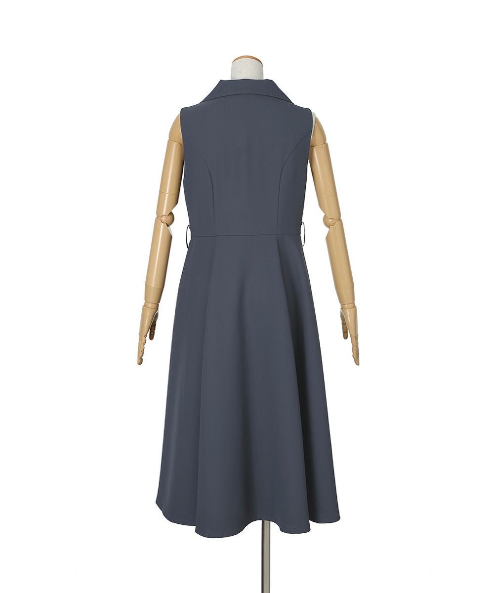 ベルト付き開衿ジレワンピース/an another angelus [57BE02f004] | F