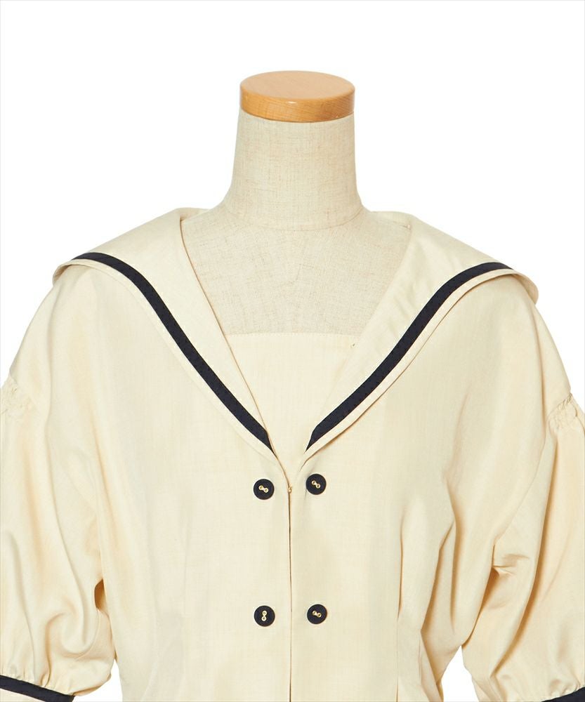 □ダブル釦セーラージャケット/an another angelus Limited