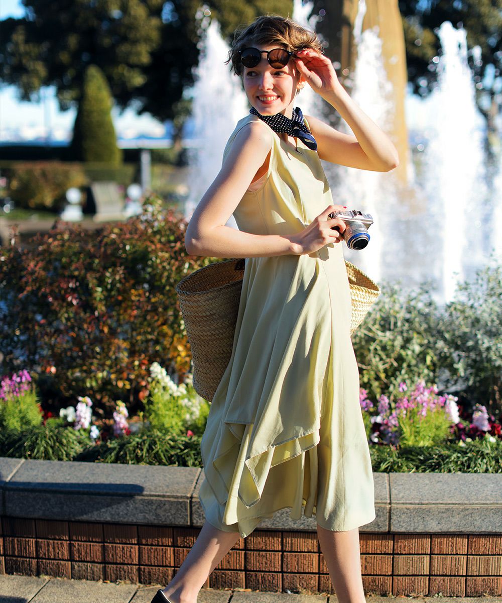 シャーリングスモックワンピース/COUPE LE COEUR [45PE03i002] | F