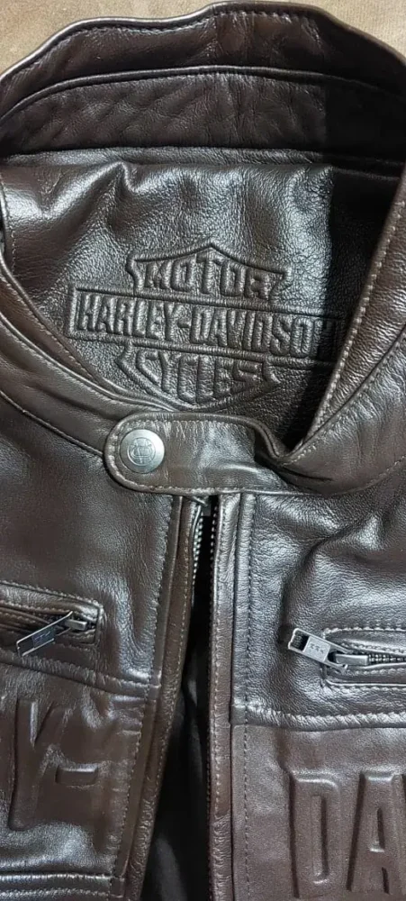 Harley Davidson jacket - Stay Stylish and Protected. Pure Leather