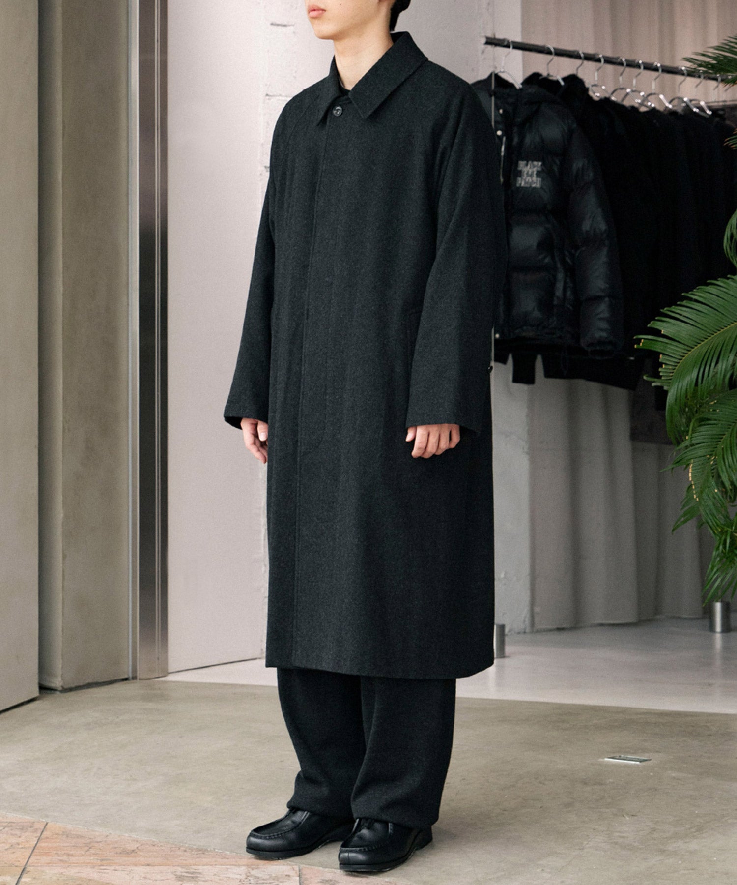 カシミヤ バルカラーコート - COMOLI (コモリ) - outer (アウター