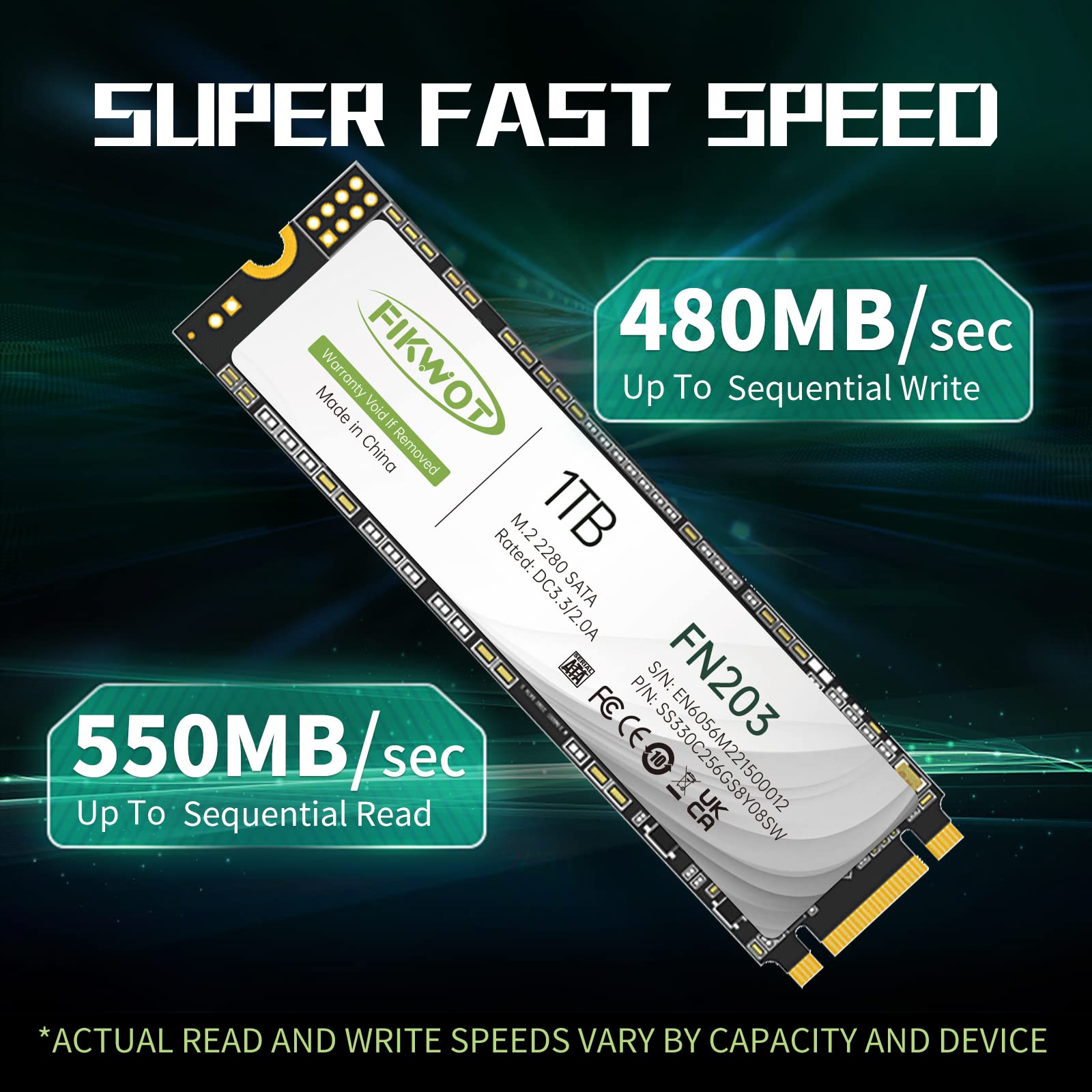 Fikwot FN203 M.2 SATA III SSD