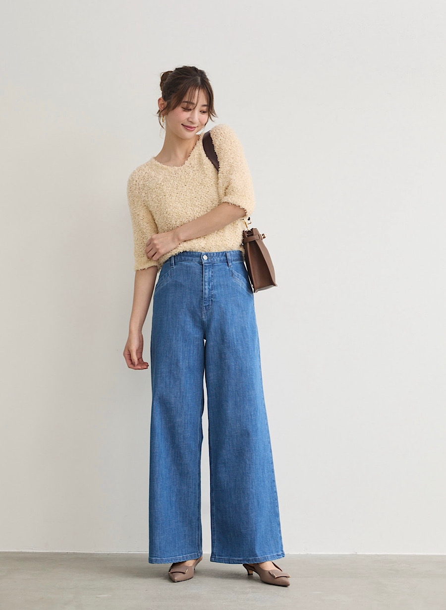 デニムバギーパンツ｜LOUNIE（ルーニィ）公式サイト／公式オンラインストア