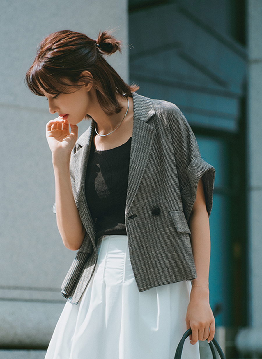 ハーフスリーブカラミジャケット｜LOUNIE（ルーニィ）公式サイト／公式