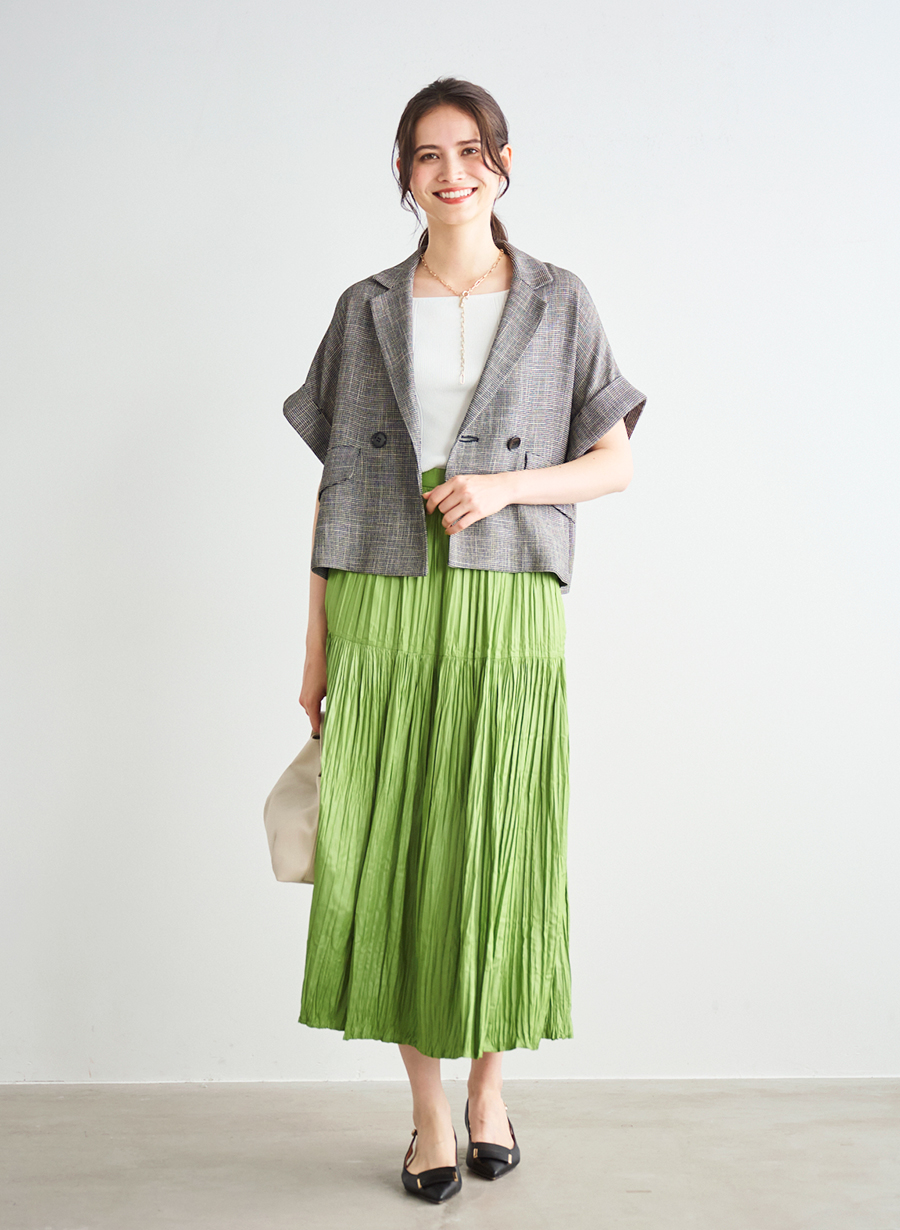 ハーフスリーブカラミジャケット｜LOUNIE（ルーニィ）公式サイト／公式