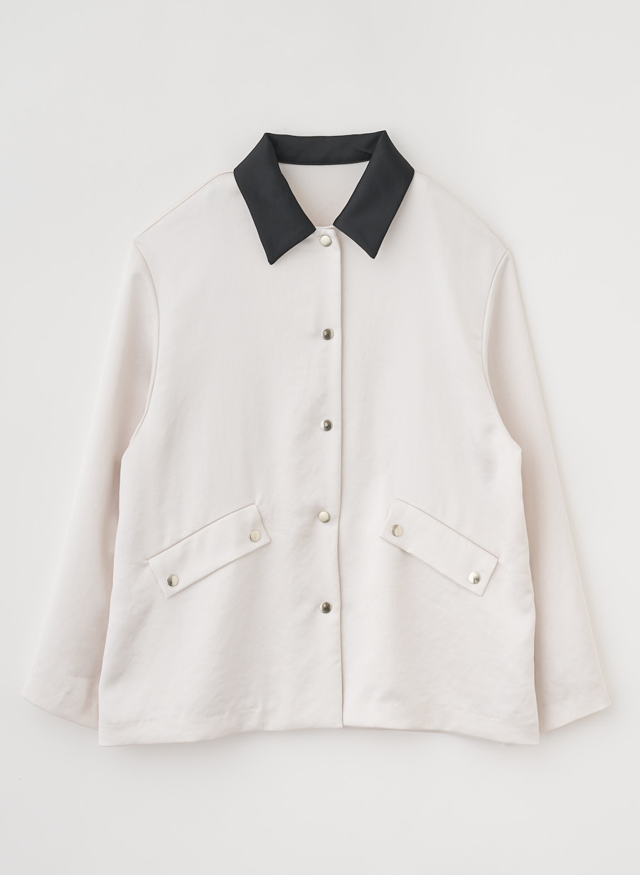 サテンシャツブルゾン｜LOUNIE（ルーニィ）公式サイト／公式オンライン