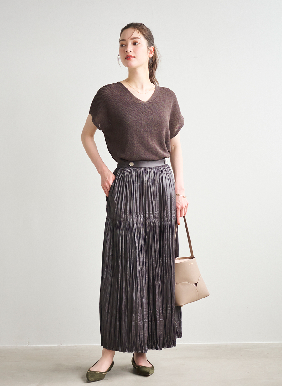 プリーツティアードスカート｜LOUNIE（ルーニィ）公式サイト／公式