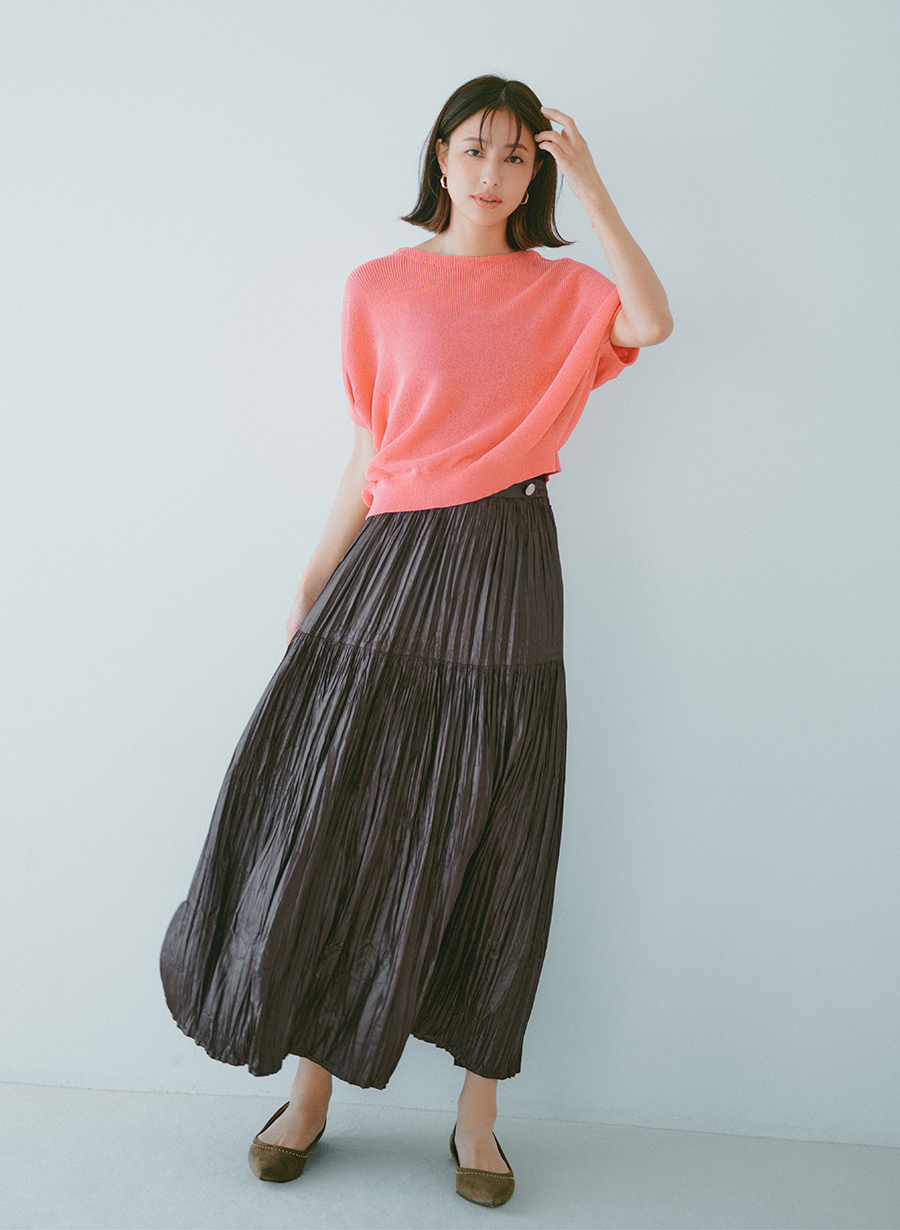 プリーツティアードスカート｜LOUNIE（ルーニィ）公式サイト／公式