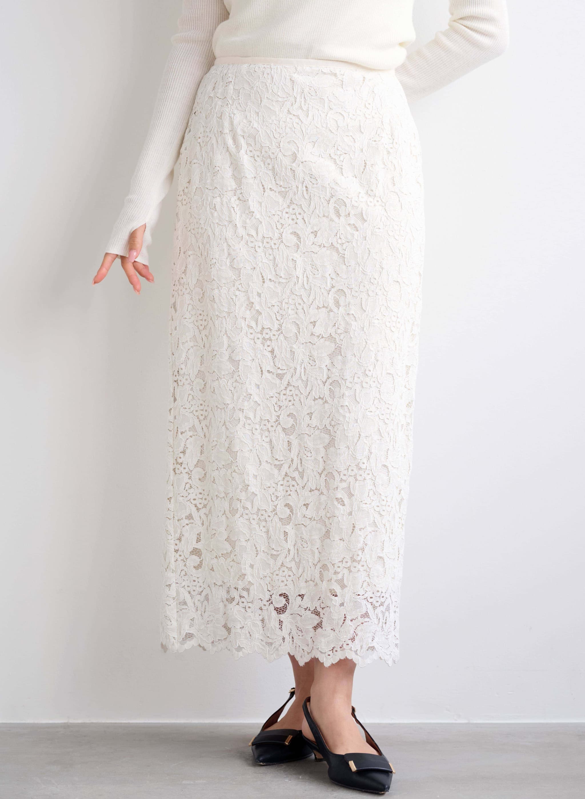 レースタイトスカート｜LOUNIE（ルーニィ）公式サイト／公式オンライン