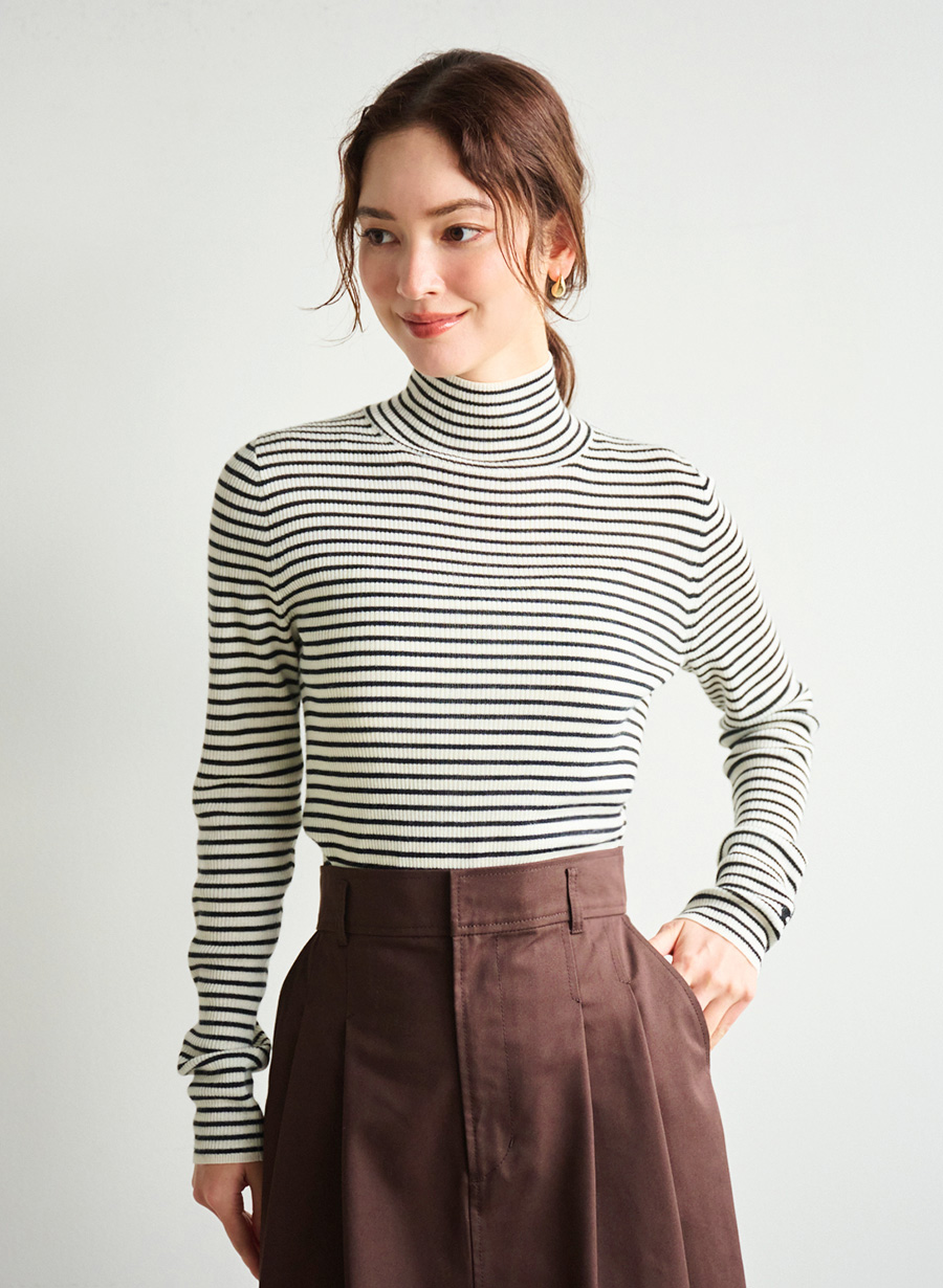 シアーハイネックニットプルオーバー｜LOUNIE（ルーニィ）公式サイト