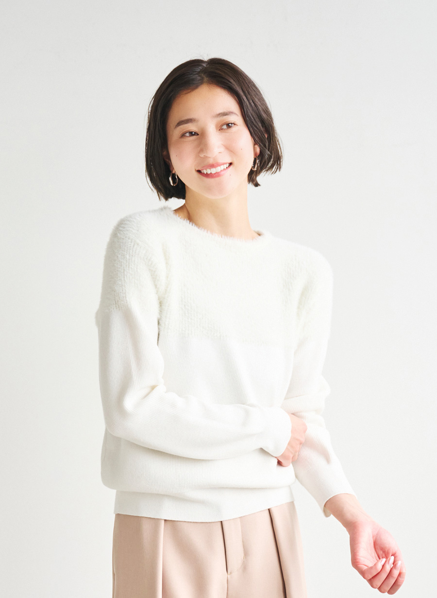 フェザードッキングニットプルオーバー｜LOUNIE（ルーニィ）公式サイト