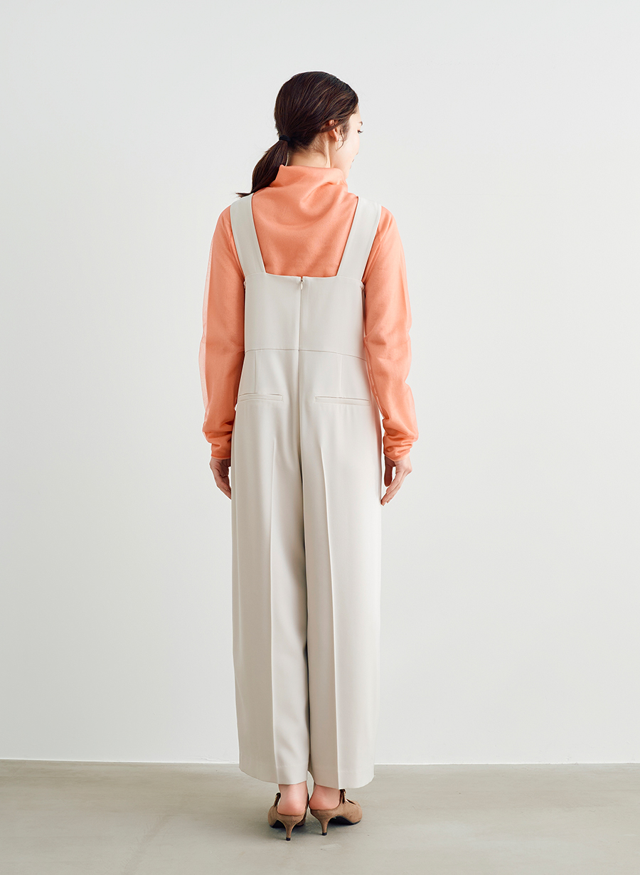 EC限定】シアーアクセントオールインワン/セットアップ可｜LOUNIE