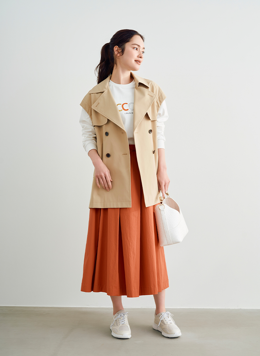 ポンチョ風トレンチコート｜LOUNIE（ルーニィ）公式サイト／公式