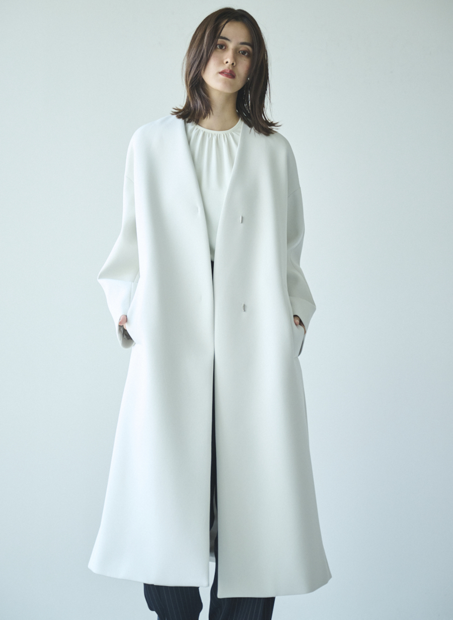 EC限定】ノーカラーロングコート｜LOUNIE（ルーニィ）公式サイト／公式