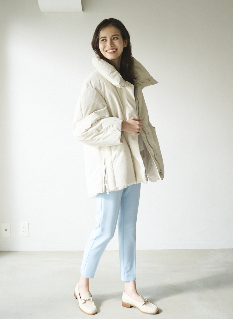 EC限定】スリットスリーブコクーンダウンコート｜LOUNIE（ルーニィ