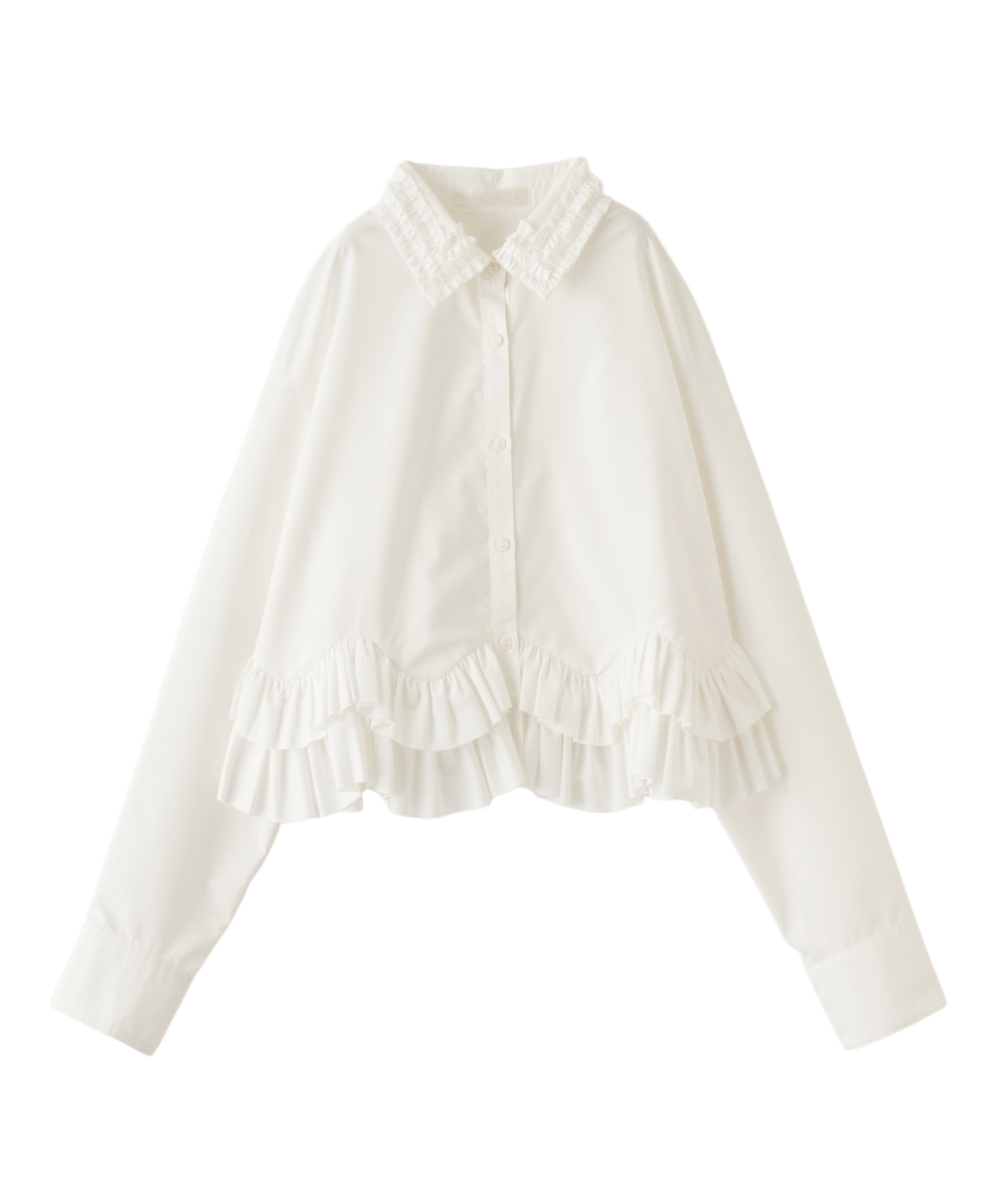 フリルペプラムシャツ｜PETAL ONLINE（ペタルオンライン）